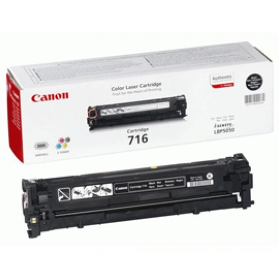 Картридж Canon 716Bk для i-SENSYS LBP5050, черный, 2300 отпечатков