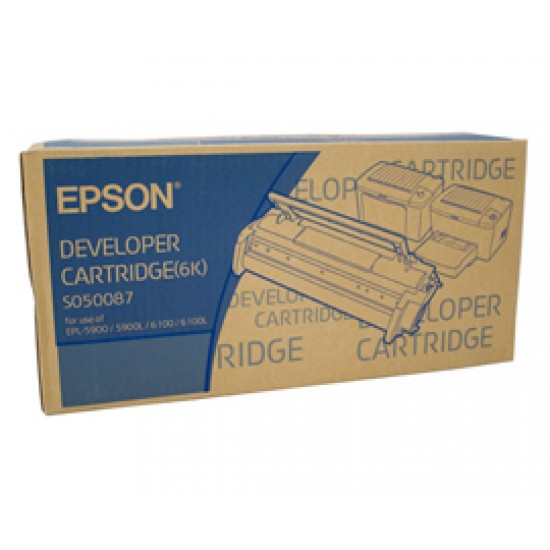 Тонер-картридж Epson S050087 для EPL-6100, 6000 отпечатков