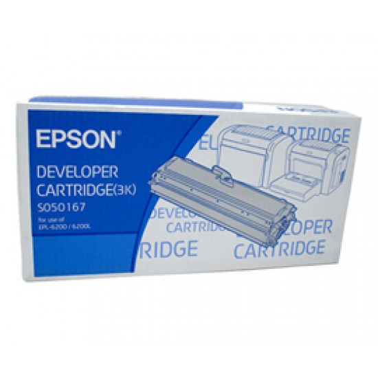 Тонер-картридж Epson S050167 для EPL-6200, 3000 отпечатков