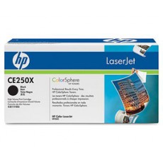 Картридж HP CE250X для Color LaserJet CP3525, черный, 10500 отпечатков