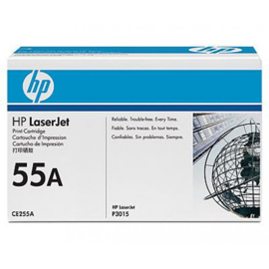 Картридж HP CE255A для LaserJet P3015, 6000 отпечатков