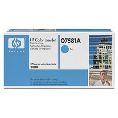 Картридж HP Q7581A для Color LaserJet 3800, голубой, 6000 отпечатков