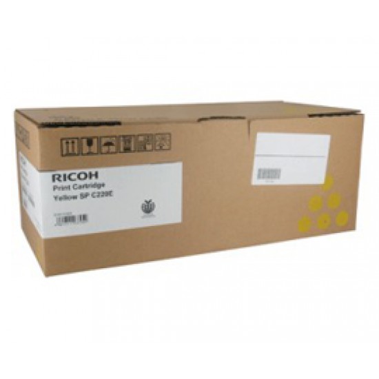 Картридж Ricoh 406055 для Aficio SP C220N, желтый, 2000 отпечатков