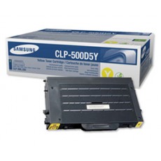 Тонер-картридж Samsung CLP-500D5Y для CLP-500, желтый, 5000 отпечатков